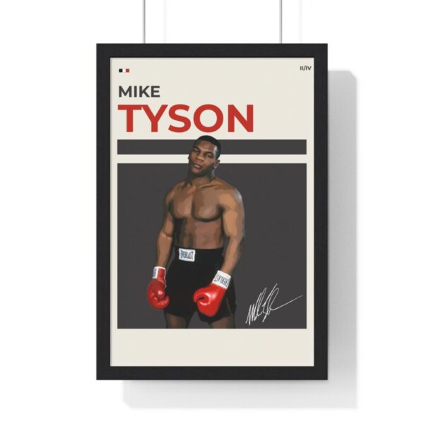 Mike Tyson-Framed Poster